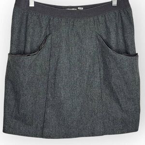 Gunex Brunello Cucinelli Women's Virgin Wool Skirt with Pockets Made in Italy si